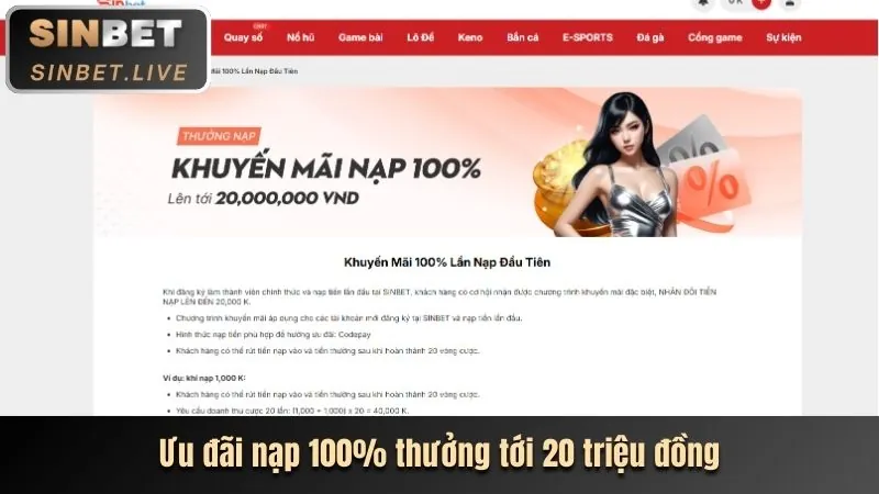 Khuyến mãi nạp tiền lần đầu FCB88